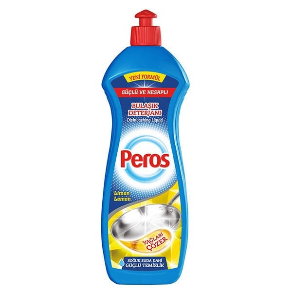 Peros 750 ml Sarı Limon Sıvı Bulaşık Detarjanı