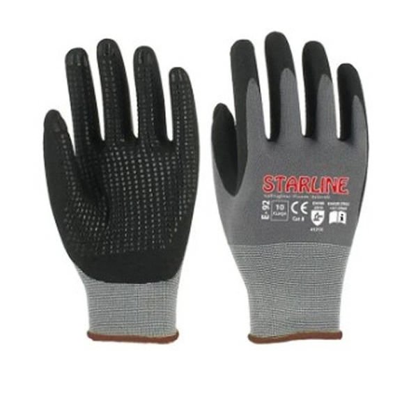 Starlıne E-92 No:9 Nitril Puanlı Köpük Eldiven