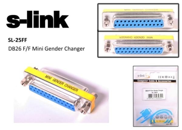 S-link SL-25FF Paralel Dişi-Dişi 25pin Dönüştürücü