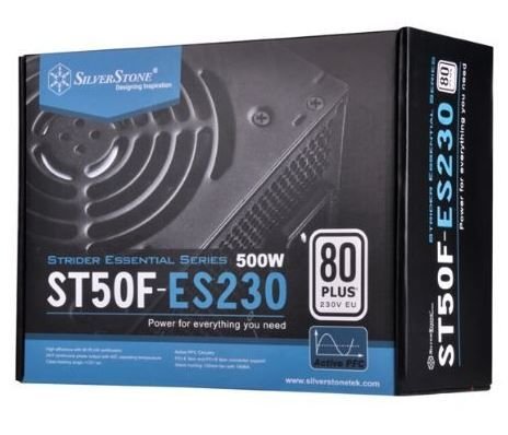 SilverStone Strider 80Plus Sertifikalı 500W (Tek 12V Kanal, 38A Akım) Güç Kaynağı