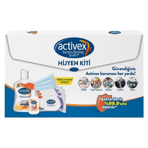 Activex Hijyen Kiti Sabun Mendil Jel ve Maske