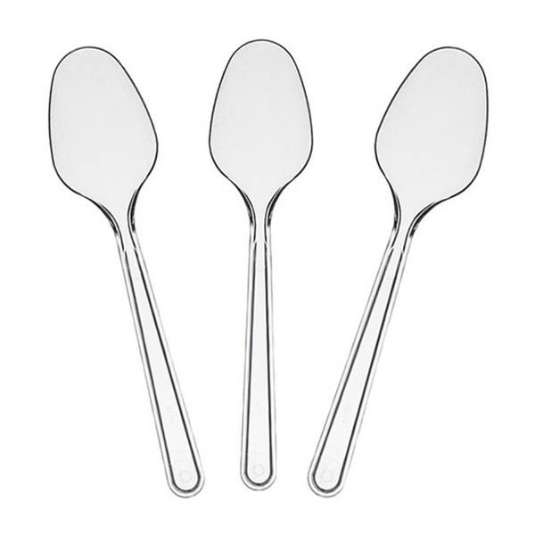 Ofis 50 li Eko Plastik Şeffaf Kaşık