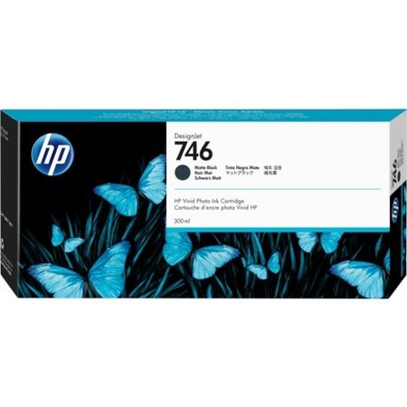 HP 746 Matte Black Mat Siyah 300 Ml Plotter Kartuşu P2V83A