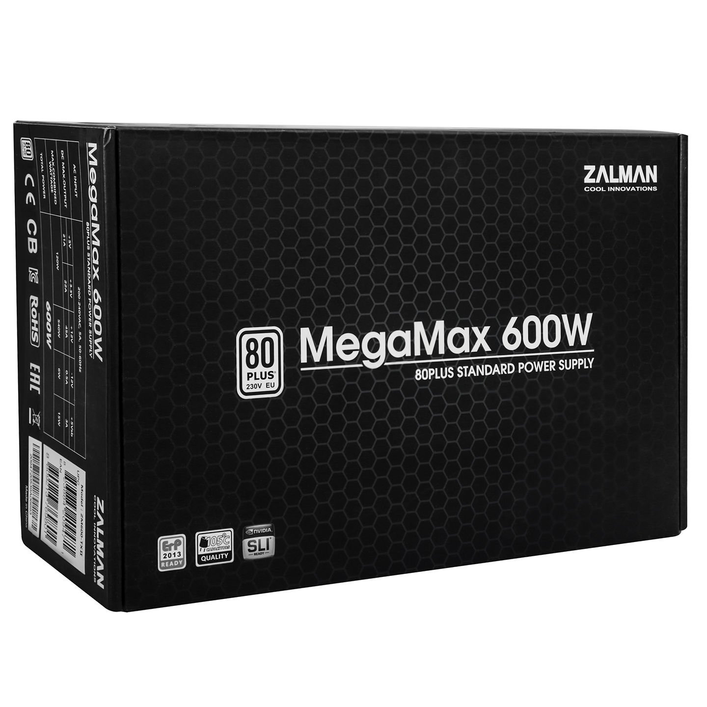 Zalman ZM600-TXII 600W 80Plus White Power Supply