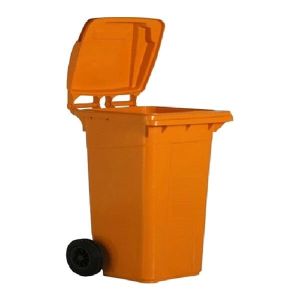 Afacan 240 lt Turuncu Çöp Konteyneri