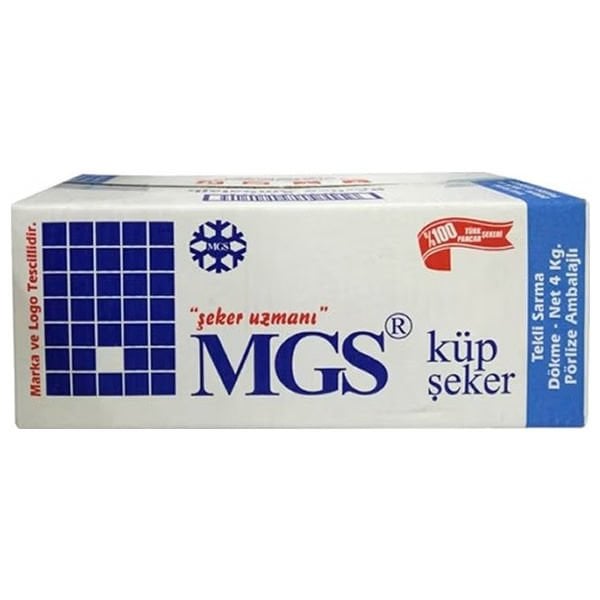 Mgs 4000 gr Tek Sargılı Küp Şeker