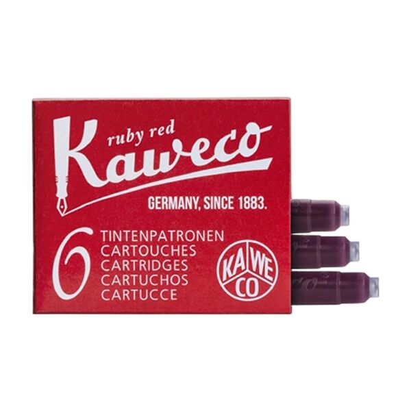Kaweco 10000008 6 lı Kırmızı Kartuş