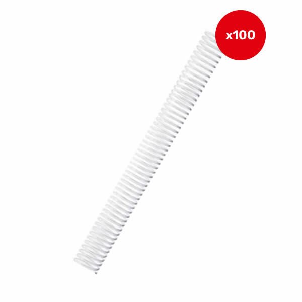 Sarff 15210019 12 mm 4:1 Şeffaf Plastik Helezon Tel Spiral