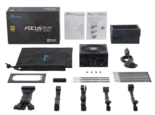 Seasonic Focus SEA-SSR-500SGX SGX-500 500W 80Plus Gold Tam Modüler SFX Güç Kaynağı