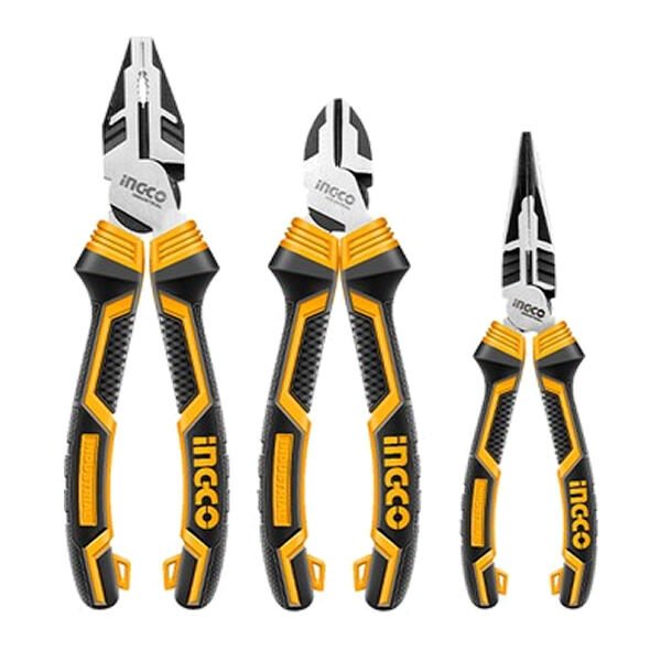 Ingco 3 lü Set Pense,Yankeski,Kargaburun Seti