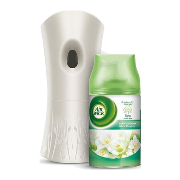 Airwick 250 ml Freshmatic Makine + Yedek 250Ml Bahar Çiçekleri Set