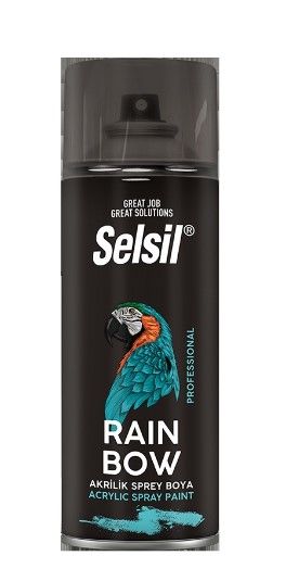 Selsil Rainbow Akrilik  Sprey Boya Beton Gri400 ml