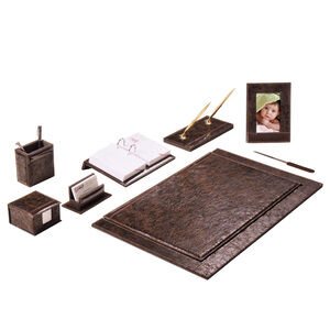 Gıpta 7128 Desktop Koyu Kahve 9 Parça Sümen Takımı