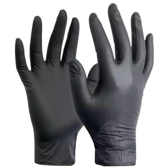 LNA Siyah Nitril Muayene Eldiveni M