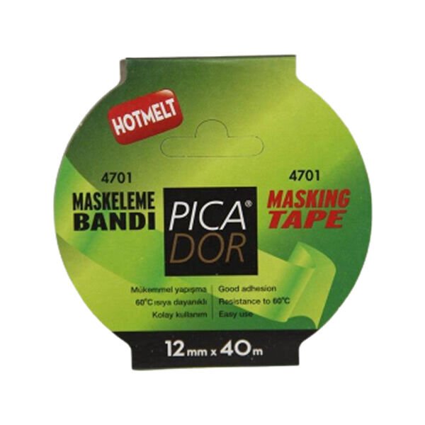 Picador 4701 12mmX40mt Maskeleme Bandı