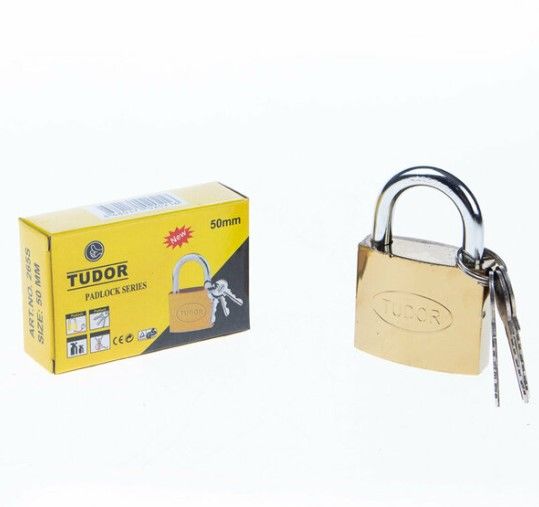 Tudor 265S 50mm Ksa Kancalı Sarı Asma Kilit