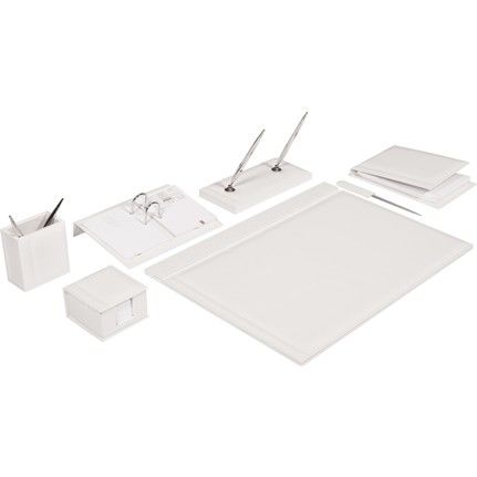 Gıpta 7572 Solid 8 Parça Beyaz Sümen Takımı