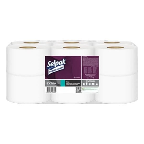 Selpak 12 li 70 mt Profesyonel Içten Çekmeli Tuvalet Kağıdı