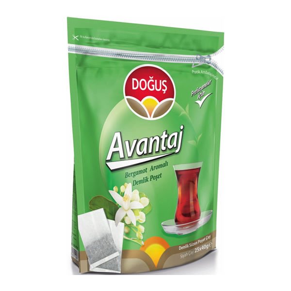 Doğuş 25 li 40 gr Avantaj Bergamot Aromalı Demlik Çay