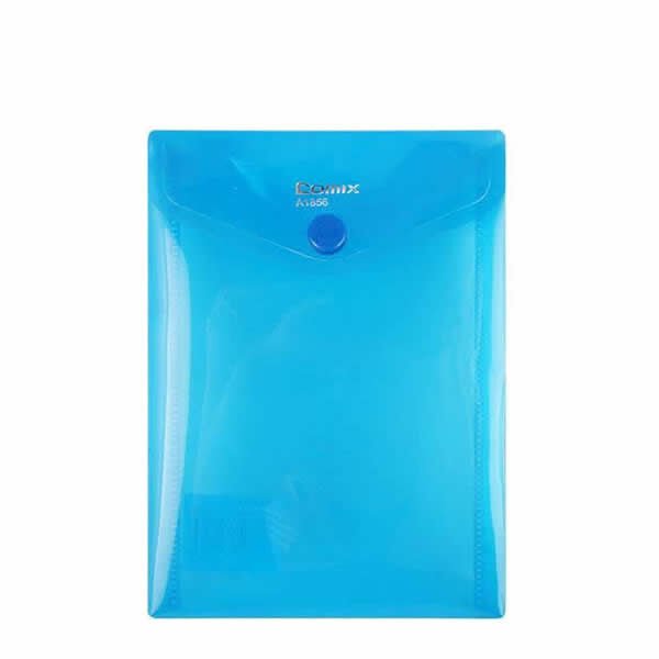 Comix A1856 Çıtçıtlı Şeffaf Dosya