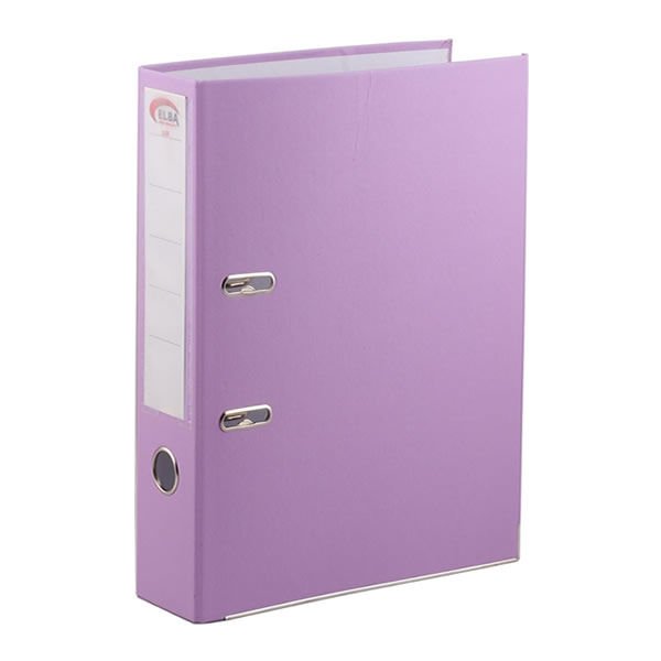 Elba Dar Lüks Pembe Plastik Klasör