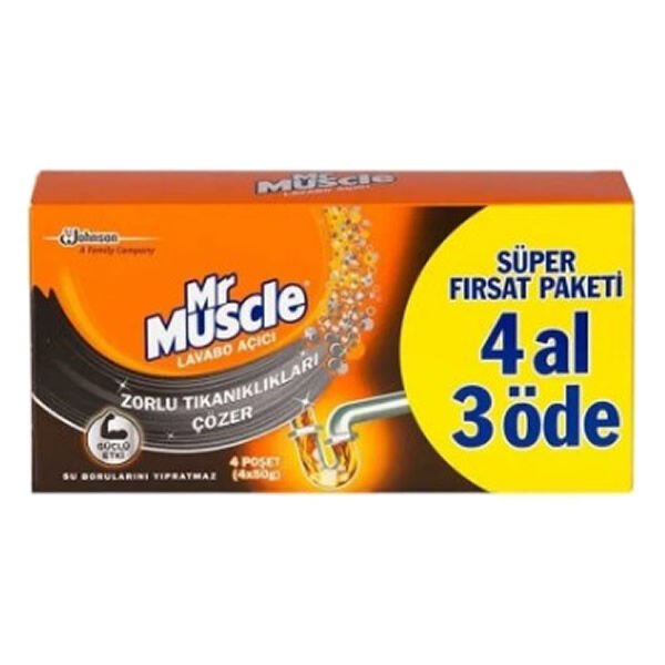 Mr.Muscle 100 gr Granül Lavabo Açıcı