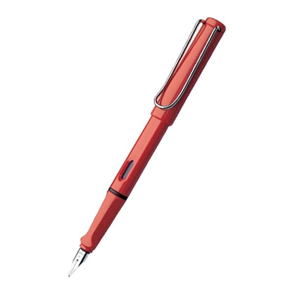 Lamy 16M Safari Metal Klips M Uç Kırmızı Dolma Kalem