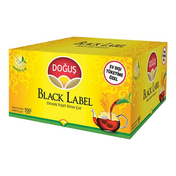 Doğuş 100 lü 3,2 gr Black Label Demlik Poşet Çay