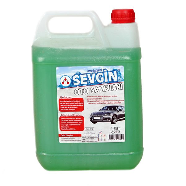 Sevgin 5 kg Oto Şampuanı