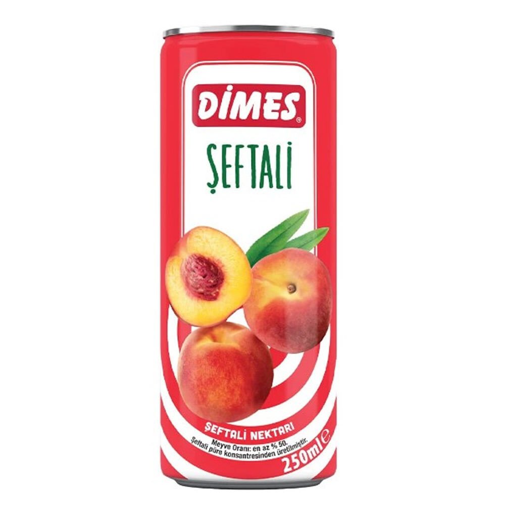 Dimes Go 12 li 250 ml Şeftali Nektarı