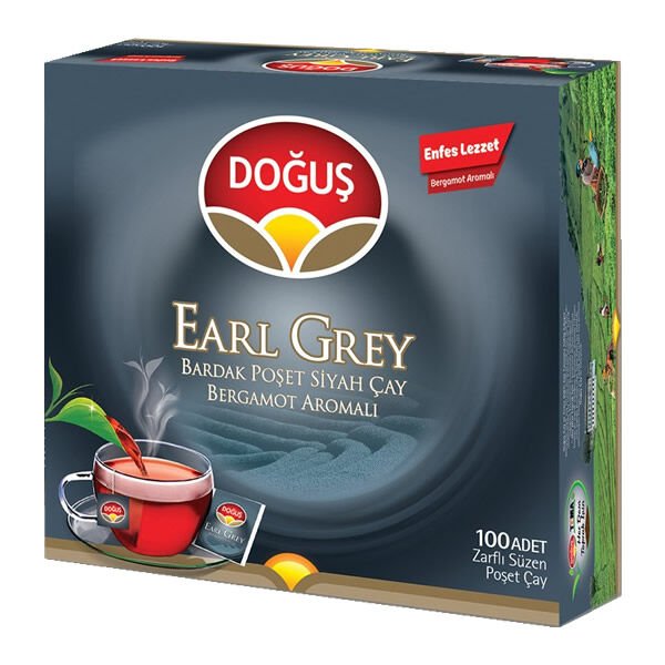 Doğuş 100 lü 2 gr Early Grey Süzen Poşet Çay
