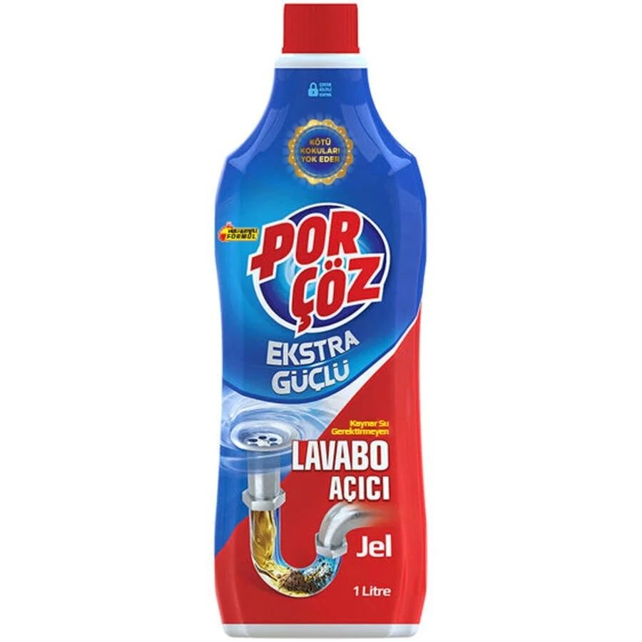 Porçöz Jel Lavabo Açıcı 1lt