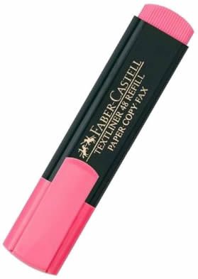 Faber-Castell Pembe Fosforlu Kalem