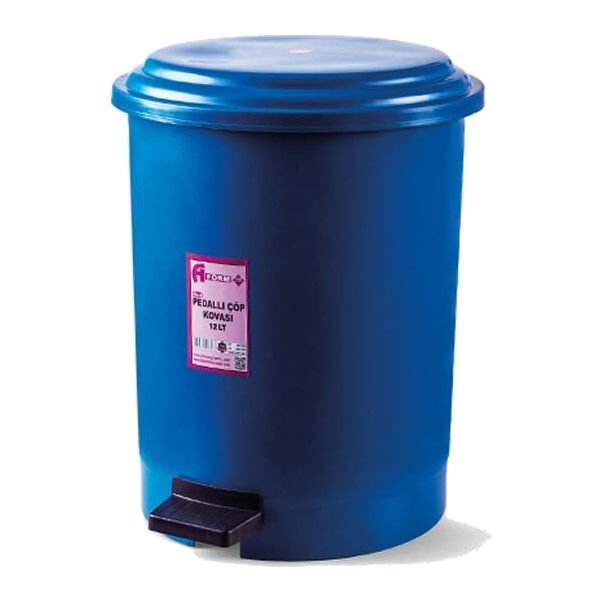 Aform 12 lt No:3 Mavi Pedallı Çöp Kovası