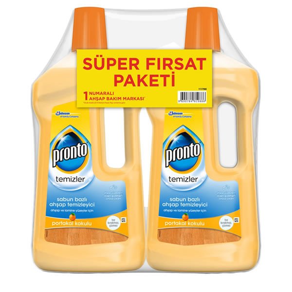 Pronto 750 ml & 750 ml Ahşap Yüzey Temizleyici