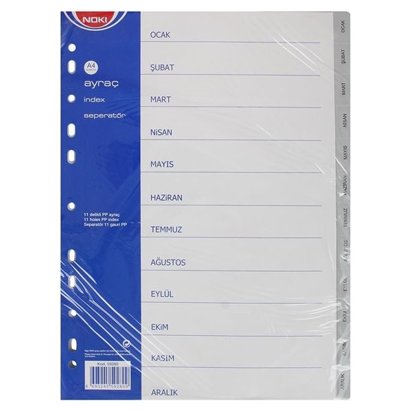 Noki 59280 Ocak-Aralık Ayraç