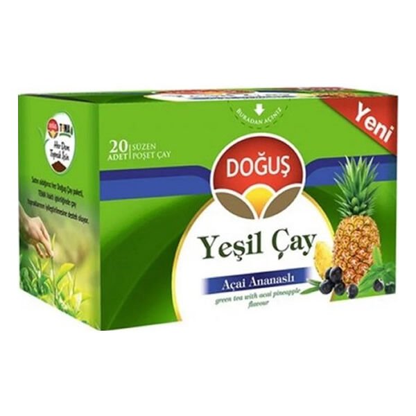 Doğuş 20 li 1,75 gr Limonlu Yeşil Çay
