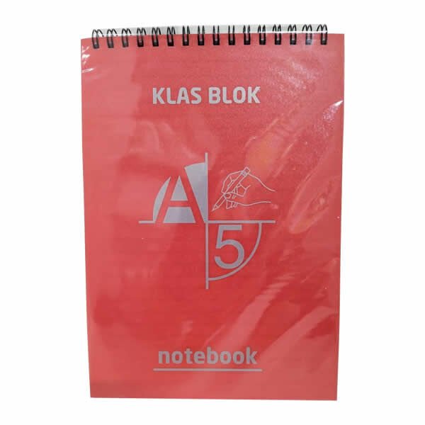 Klas 2105 A5 72 Yaprak Kareli Spiralli Bloknot