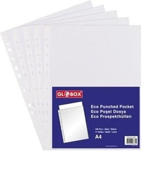 Globox 6681 A4 100 lü Eco Poşet Dosya