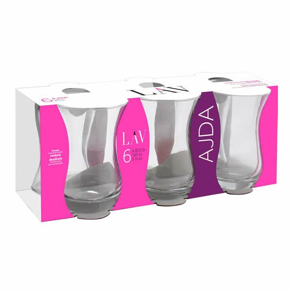 Lav 6 lı Ajda Çay Bardağı