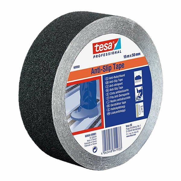 Tesa 15mtX25mm Merdiven Siyah Kaydırmaz Bant