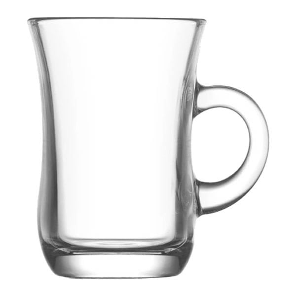 Lav 6 lı Yudum Kulplu Çay Bardağı