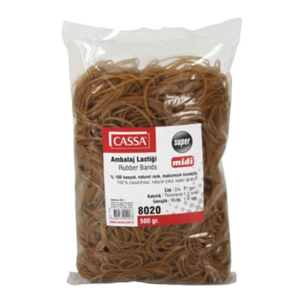 Cassa 8020 500 gr Mini Kauçuk Ambalaj Lastiği