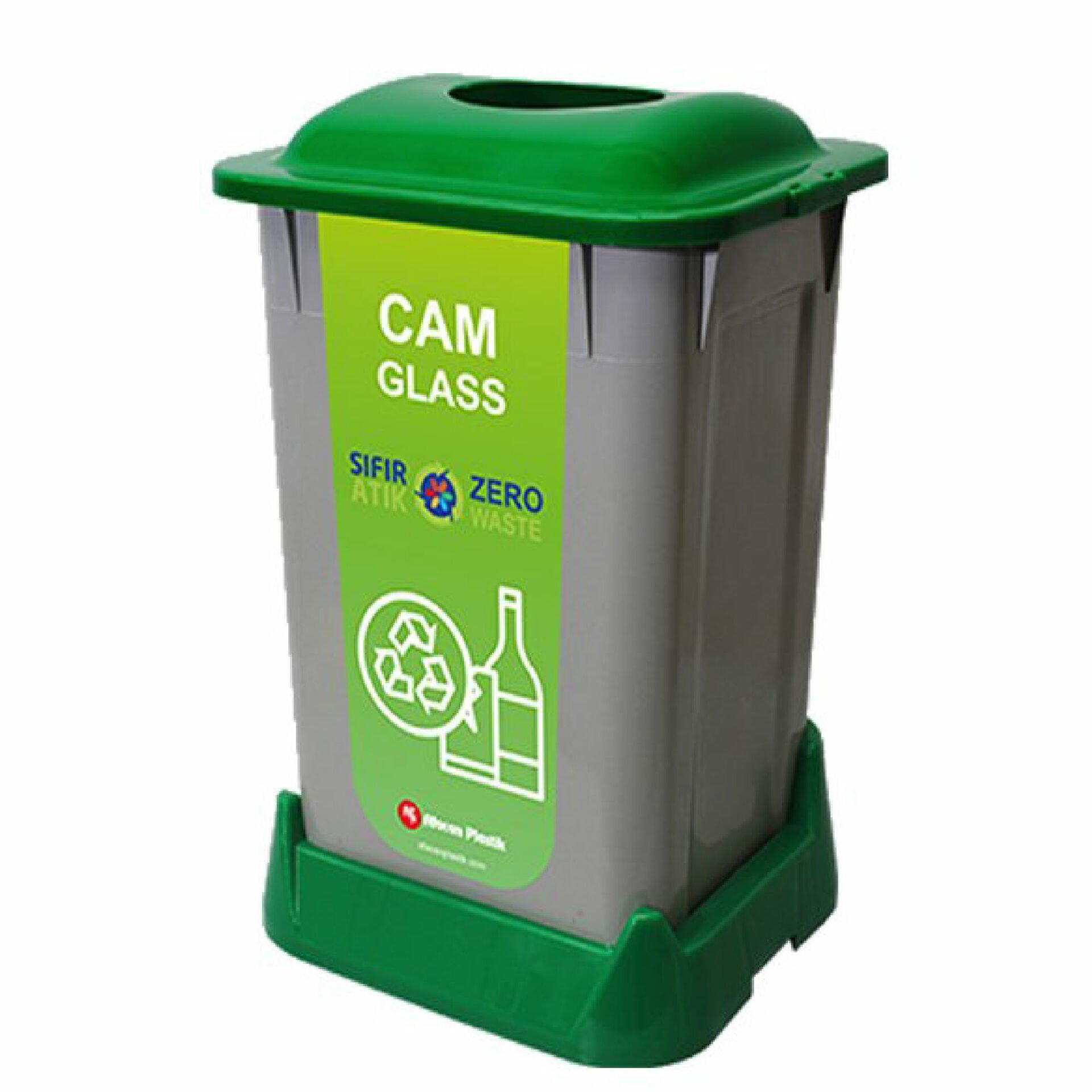 Aform Natural 70 lt Cam Atıklar Geri Dönüşüm Kutusu