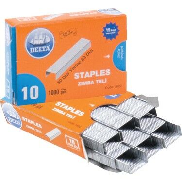 Delta 1622 No:10 Beyaz Zımba Teli