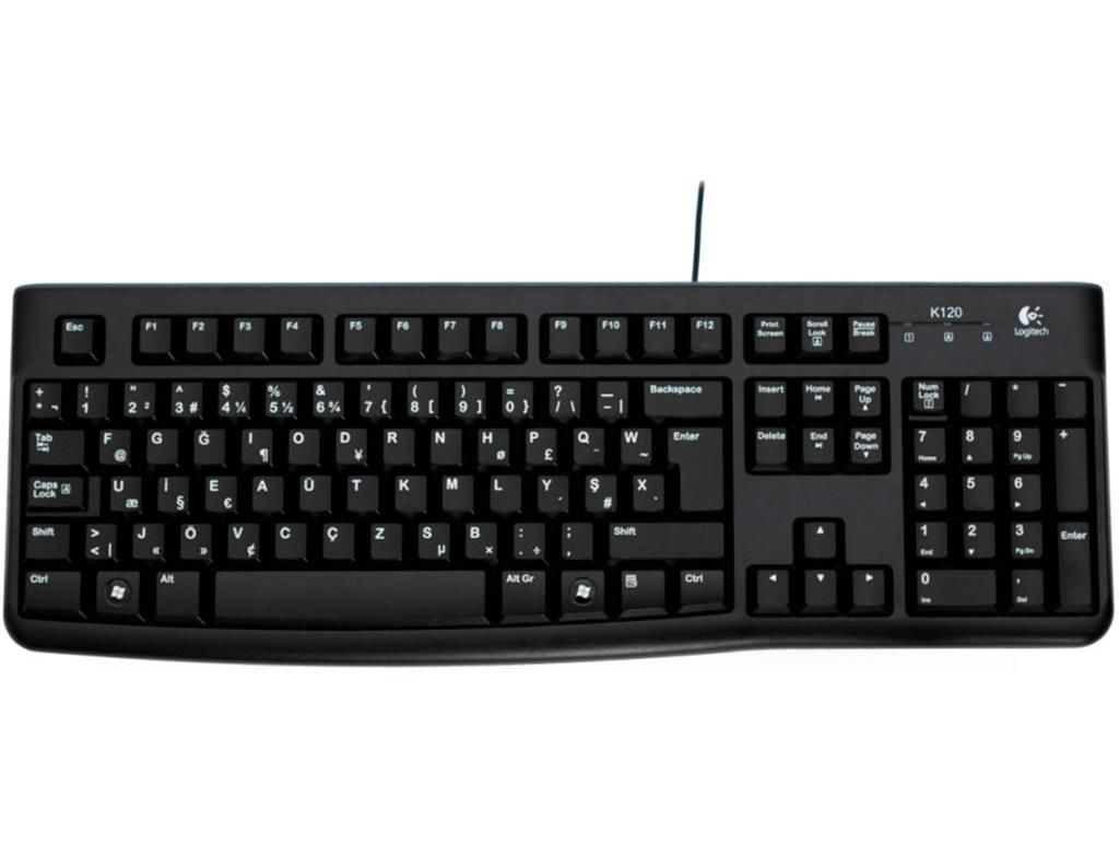 Logitech 920-004163 K120 F Usb Siyah Kablolu Klavye
