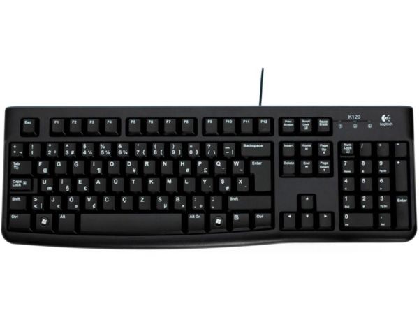 Logitech 920-004163 K120 F Usb Siyah Kablolu Klavye