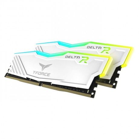 Team T-Force Delta RGB White 32GB (2x16GB) 3200MHz CL16 DDR4 Gaming Ram