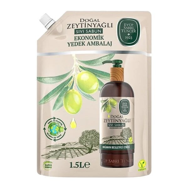 Eyüp Sabri Tuncer 1,5 lt  Doğal Zeytin Yağlı Sıvı Sabun