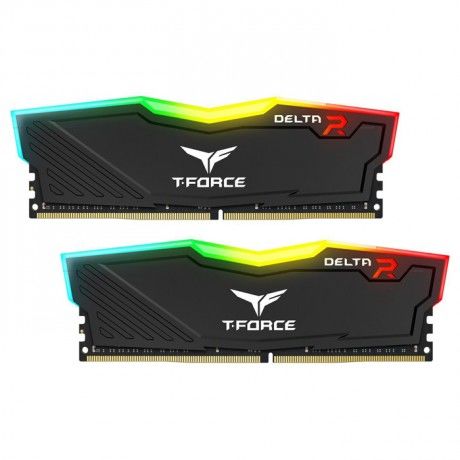 Team T-Force Delta RGB Black 32GB (2x16GB) 3200MHz CL16 DDR4 Gaming Ram